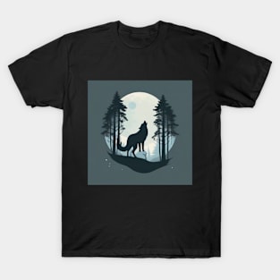 Minimalist Wolf T-Shirt